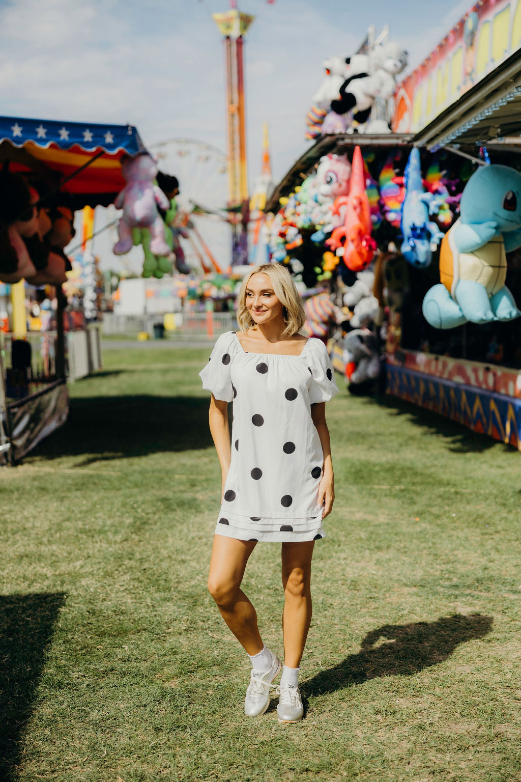 THE WRENLEY PRINTED DRESS - MOD DOT