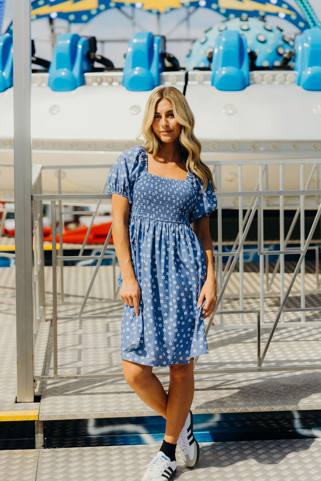 * PRE ORDER * THE KIMBERLY PRINTED DRESS - DUSTY BLOOMLINE
