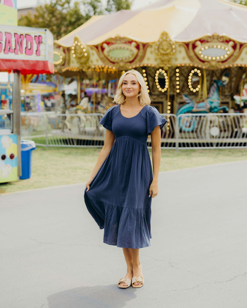 THE KENDALL MIDI DRESS - HUDSON BAY