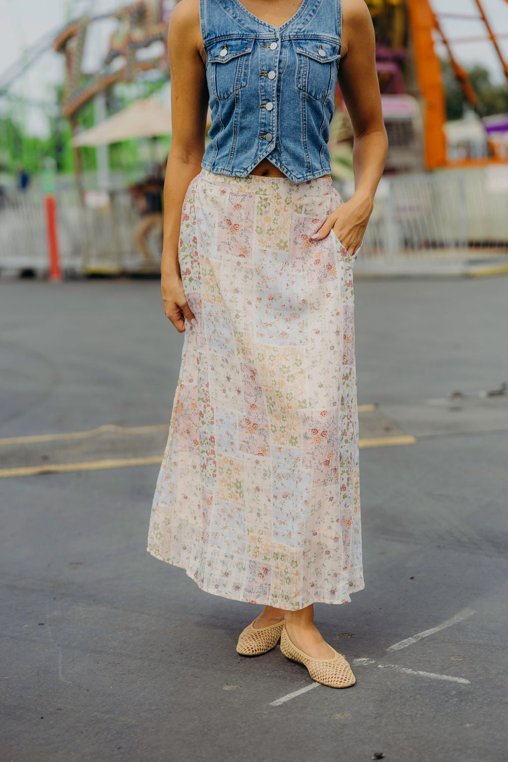 THE DENIM VEST - MEDIUM WASH