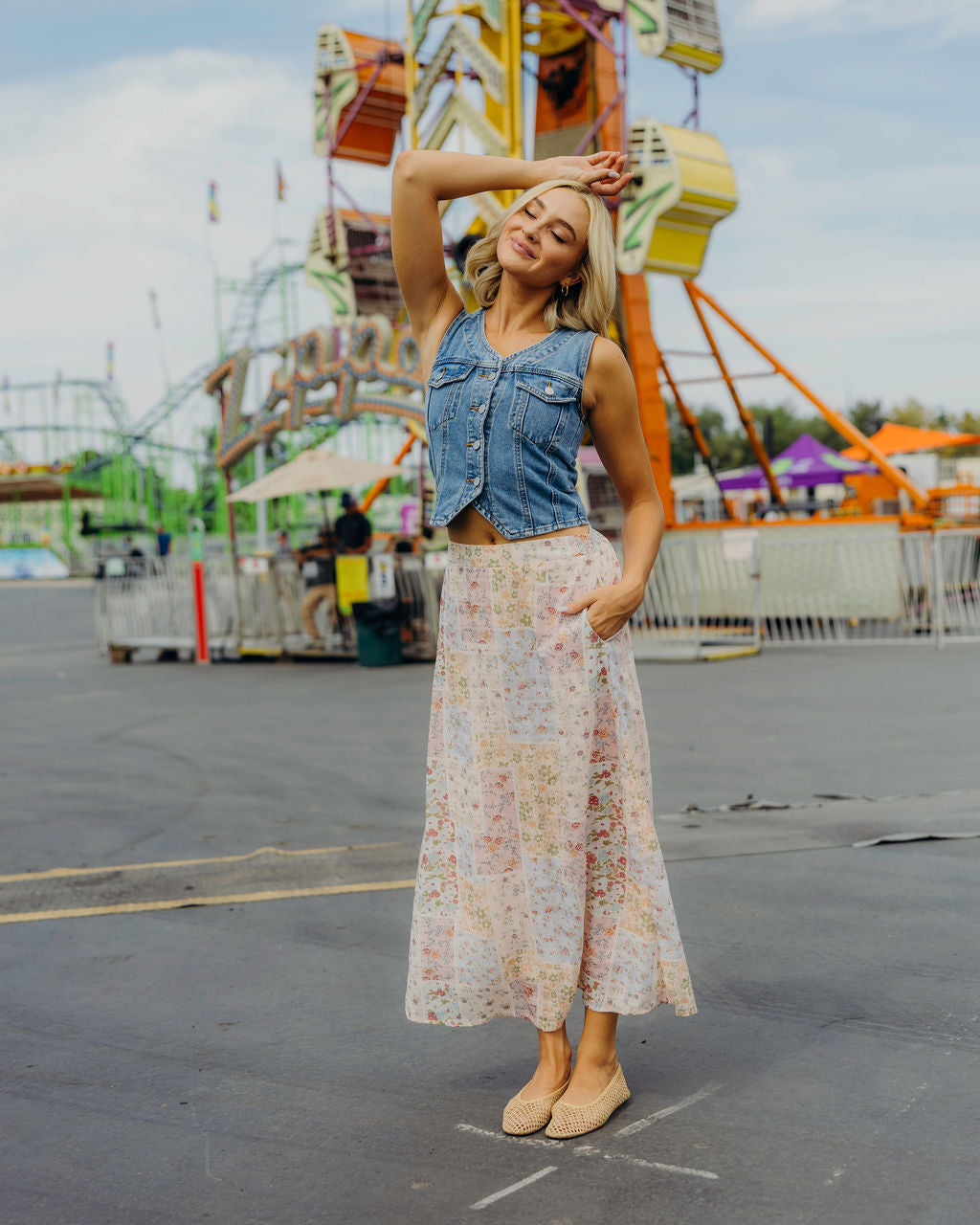 THE MAXI SLIP SKIRT - KEEPSAKE