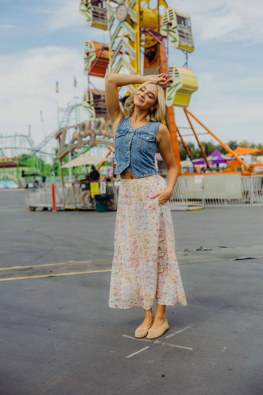THE MAXI SLIP SKIRT - KEEPSAKE