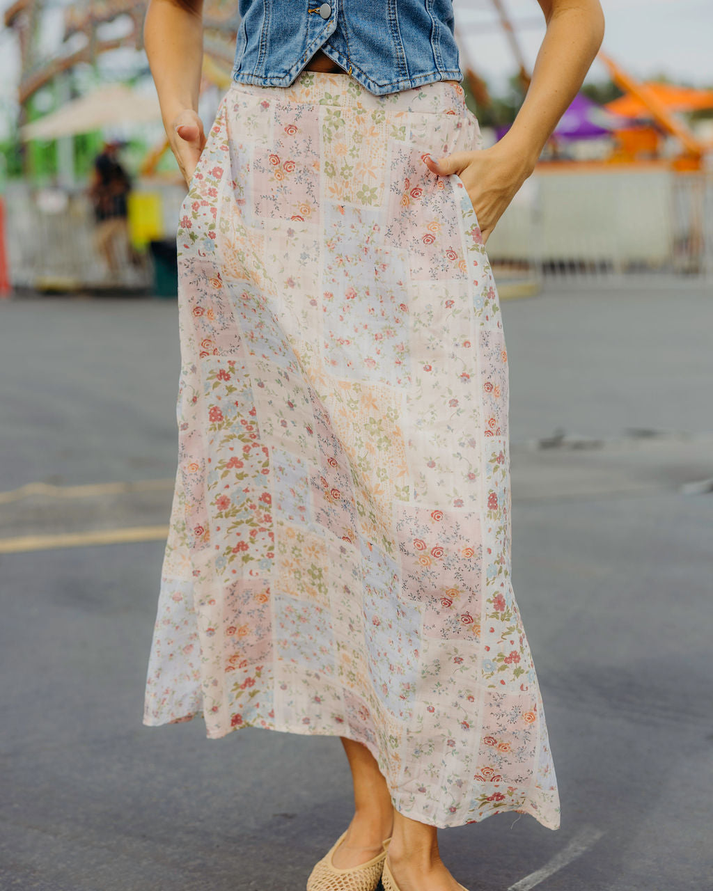 THE MAXI SLIP SKIRT - KEEPSAKE