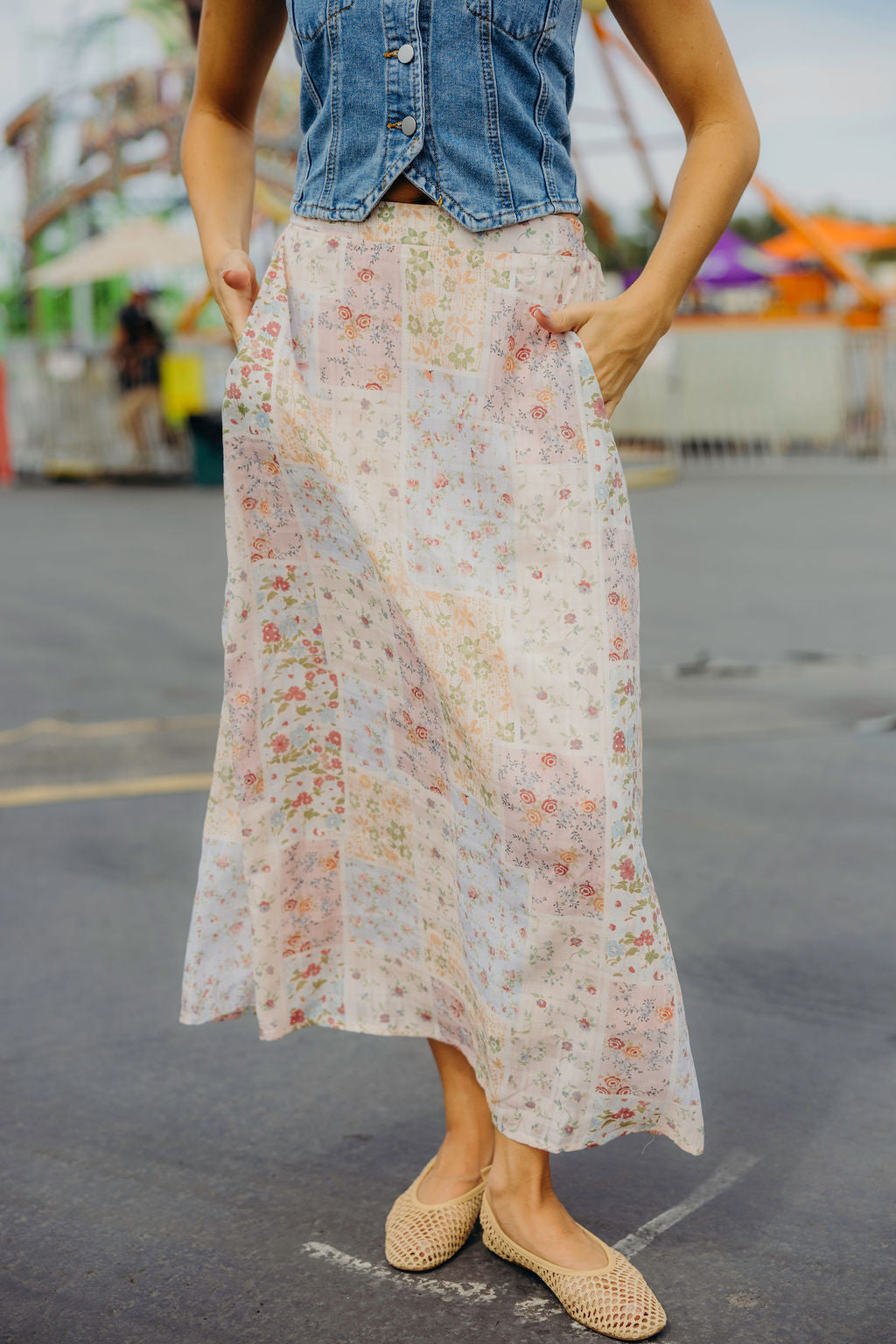 THE MAXI SLIP SKIRT - KEEPSAKE