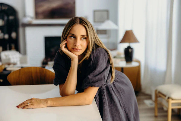 THE CHEYENNE DRESS - BLUE HORIZON