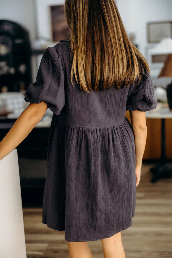 THE CHEYENNE DRESS - BLUE HORIZON