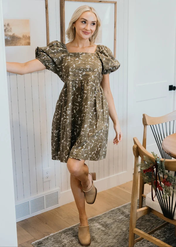 *PRE ORDER* JACK PRINTED DRESS - WILLOW LINES