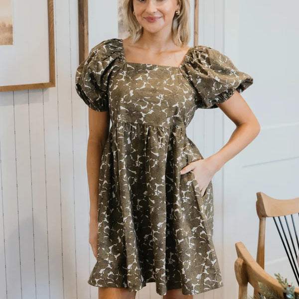 *PRE ORDER* JACK PRINTED DRESS - WILLOW LINES