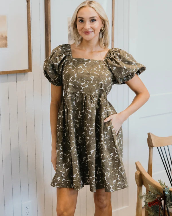 *PRE ORDER* JACK PRINTED DRESS - WILLOW LINES
