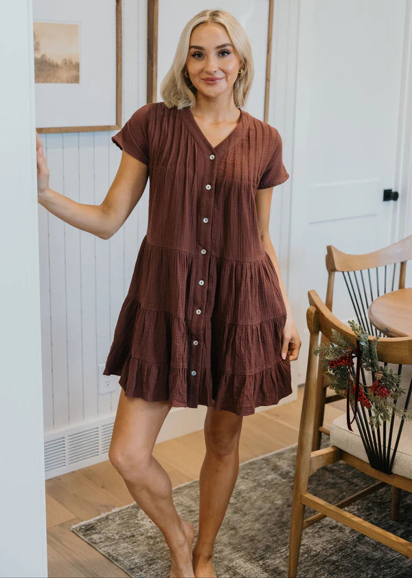 THE JUDE DRESS - DAMSON