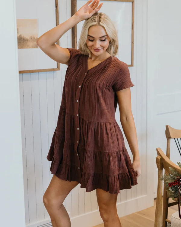 THE JUDE DRESS - DAMSON