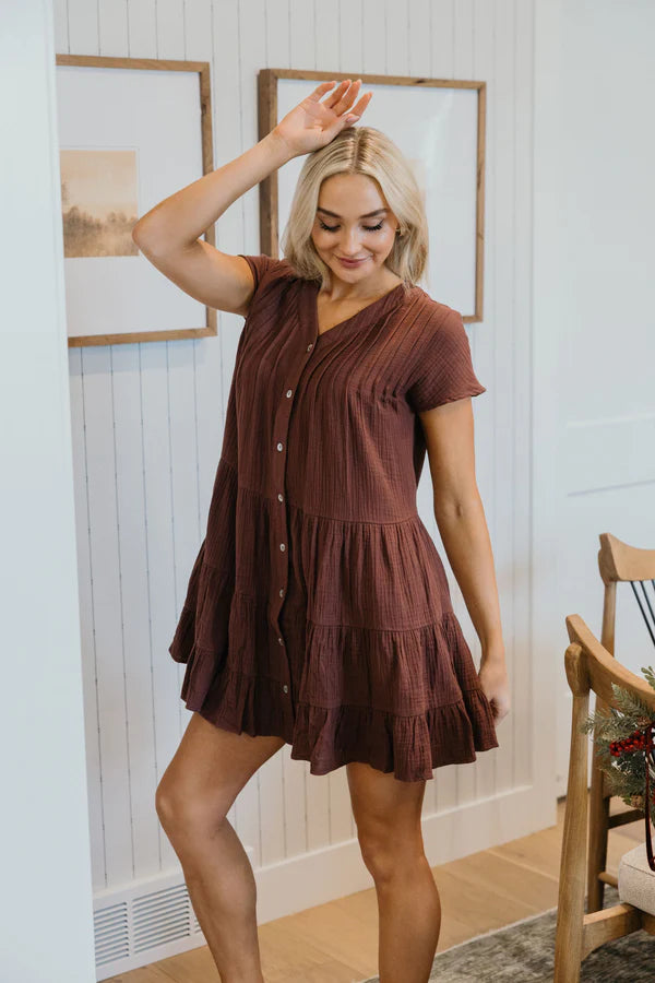 THE JUDE DRESS - DAMSON
