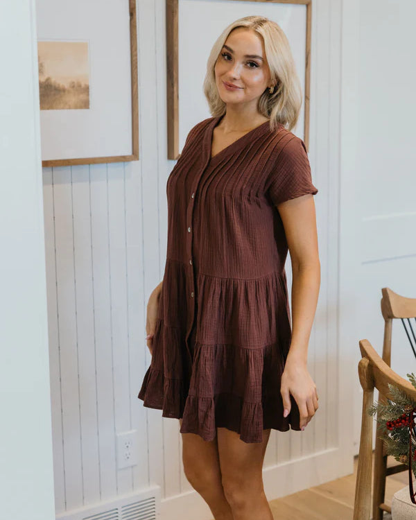 THE JUDE DRESS - DAMSON