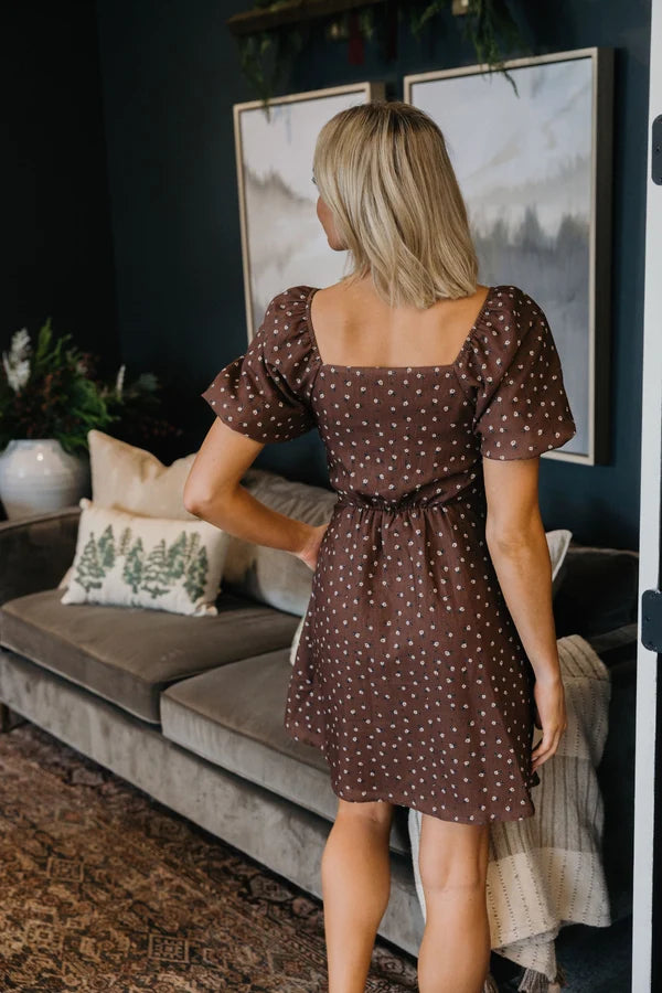 *PRE ORDER * BLYTHE PRINTED DRESS - AUTUMN CALICO