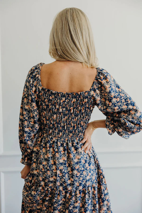 THE SULLIVAN FLORAL DRESS - CITRUS BLOOM