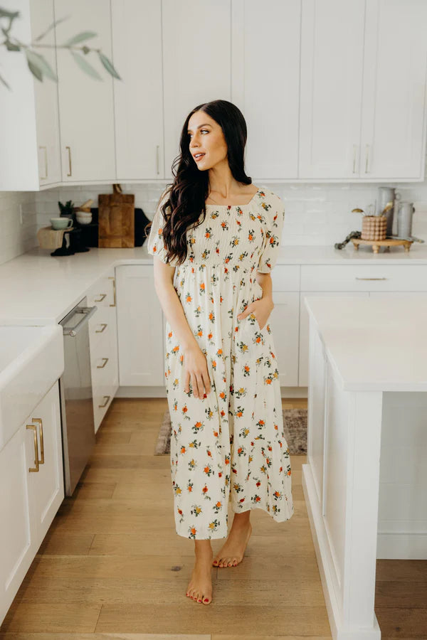 THE INDY MIDI DRESS - WILDFLOWER