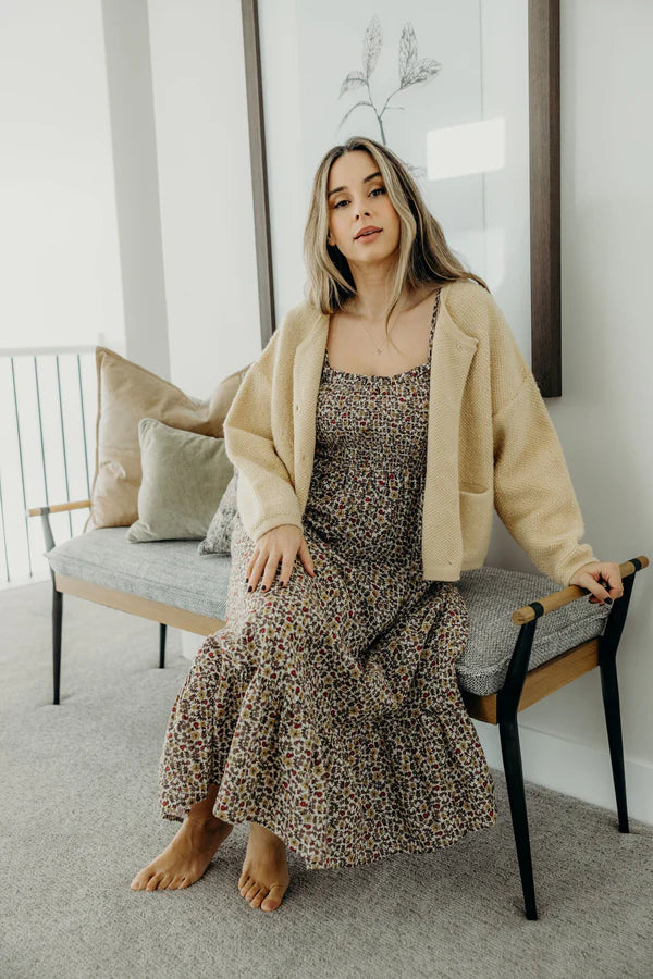 THE JONES TANK DRESS - GOLDEN HARVEST