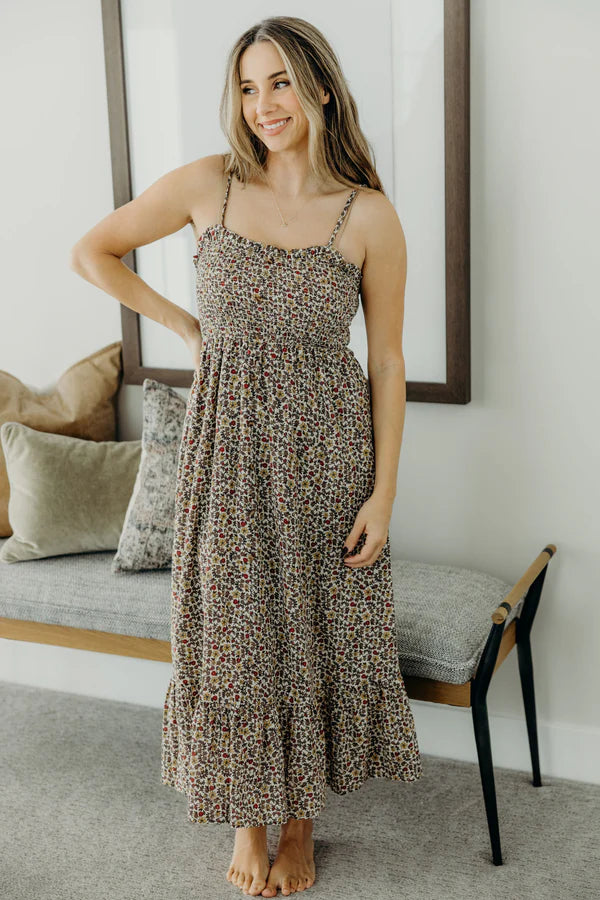 THE JONES TANK DRESS - GOLDEN HARVEST
