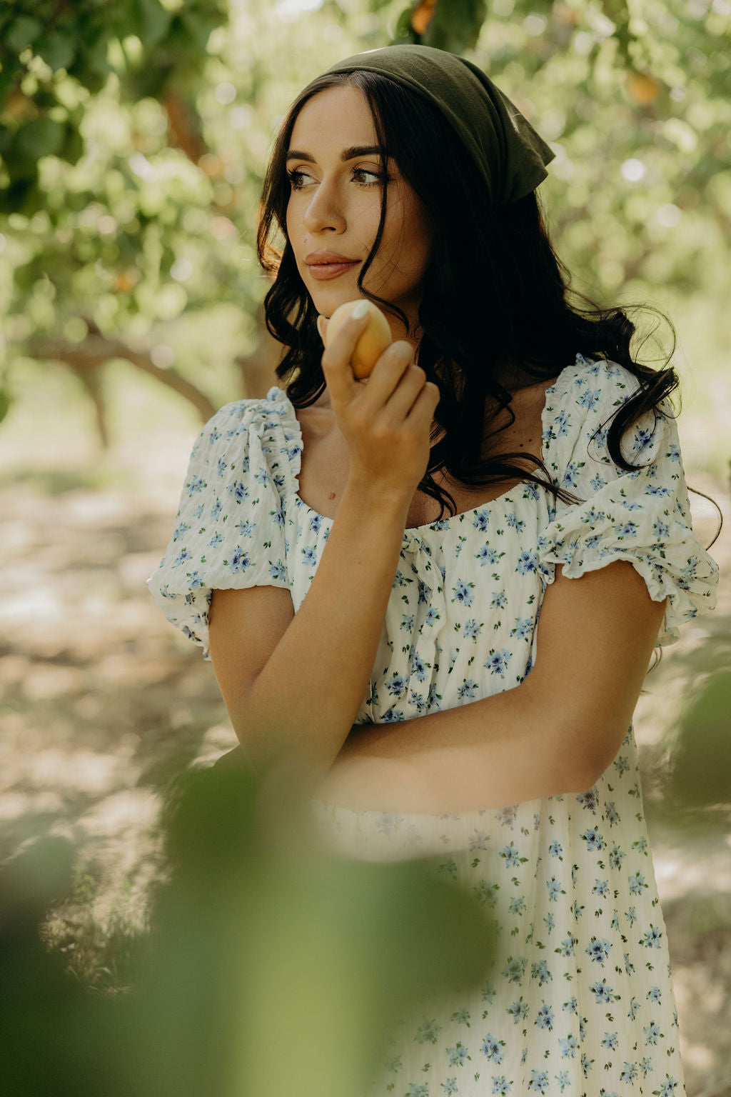 MITCHELL PRINTED DRESS - BLUE BUNDLES
