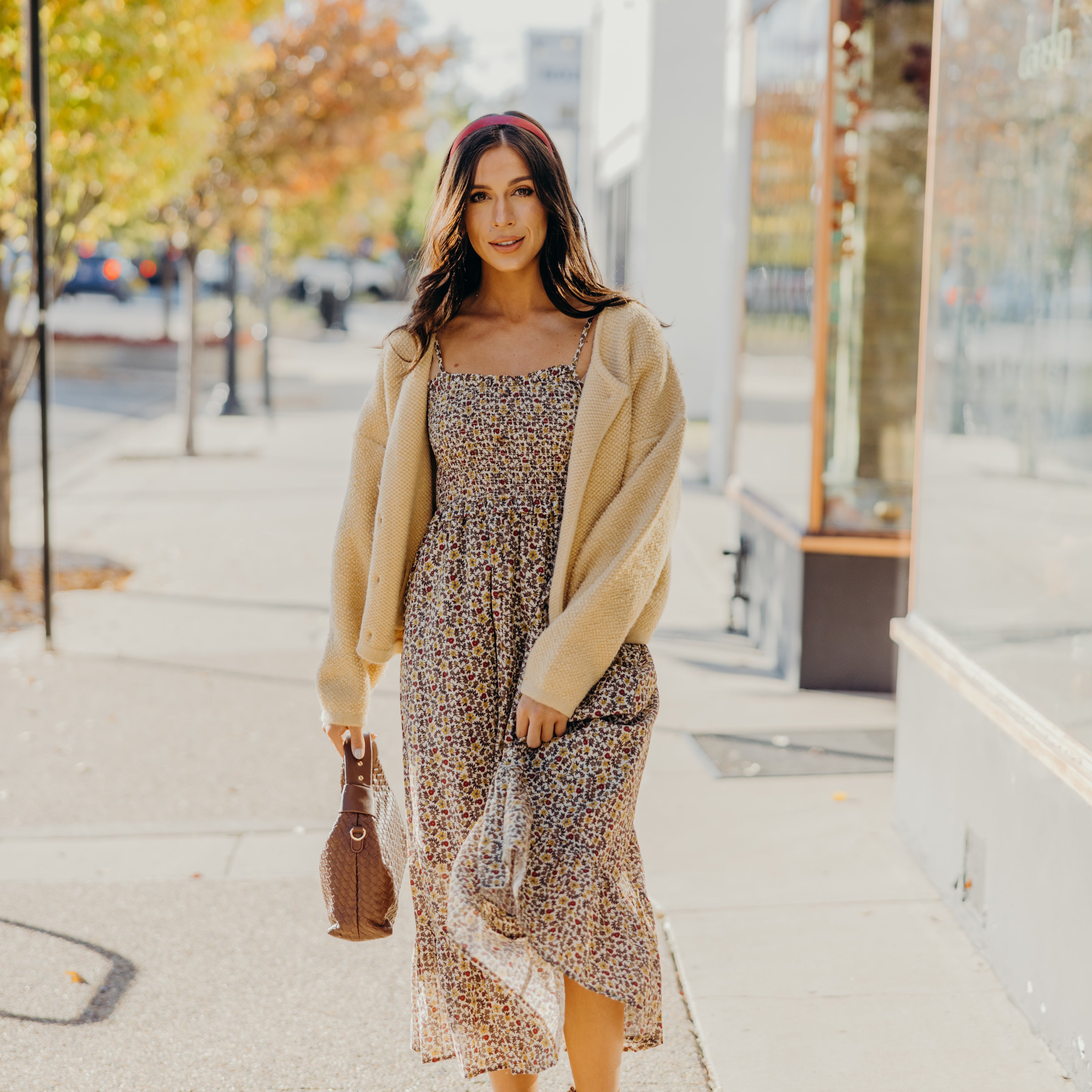 THE JONES TANK DRESS - GOLDEN HARVEST