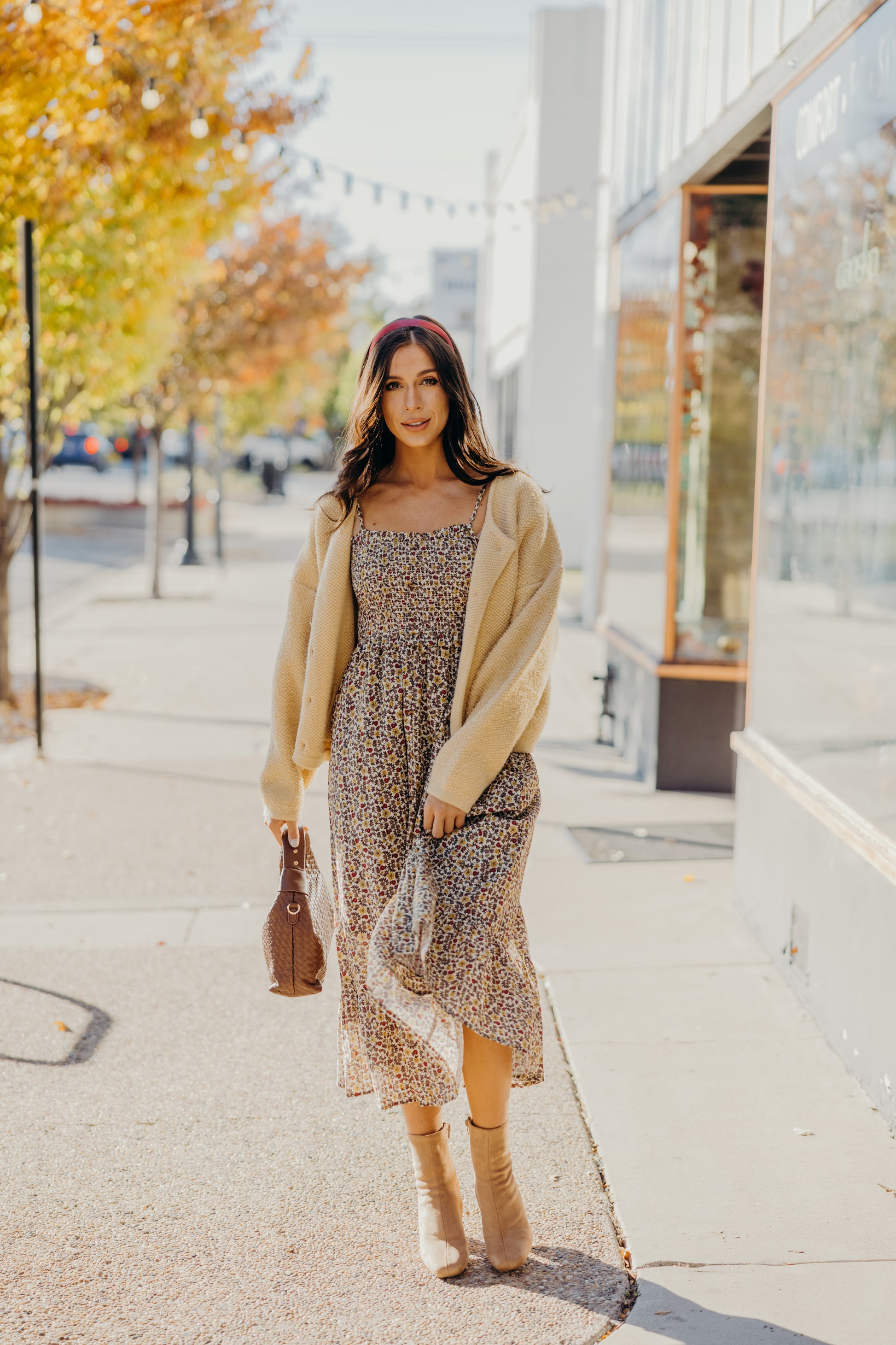 THE JONES TANK DRESS - GOLDEN HARVEST