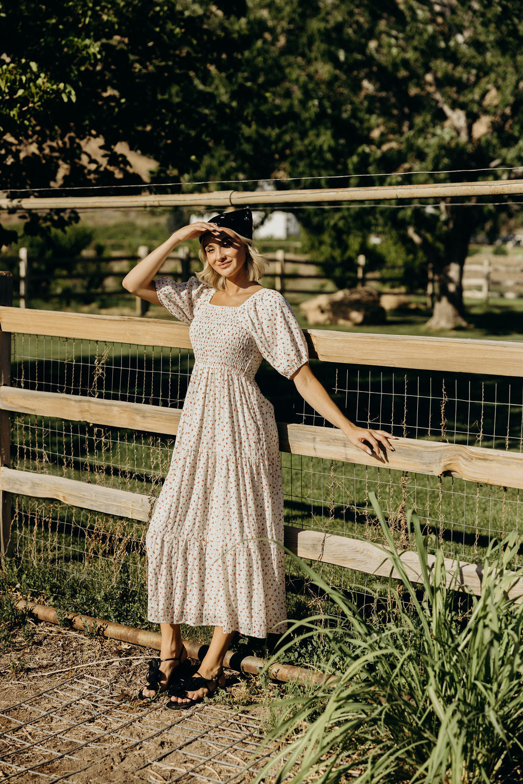 THE INDY MIDI DRESS - LIPSTICK RED