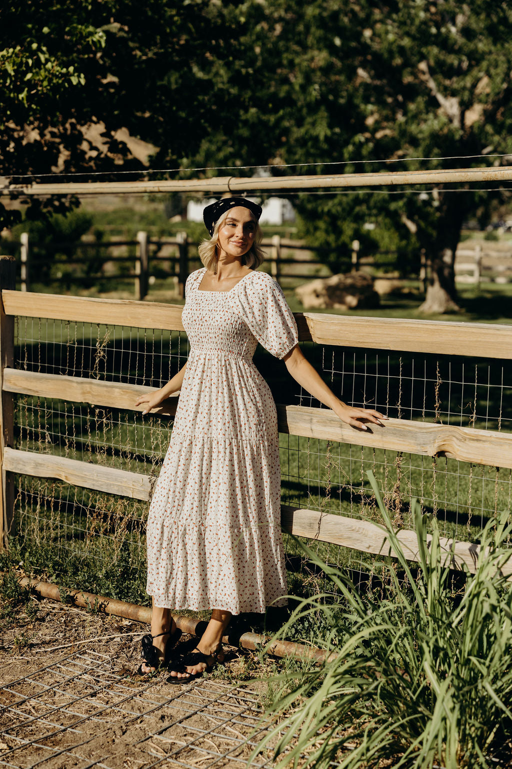 THE INDY MIDI DRESS - LIPSTICK RED