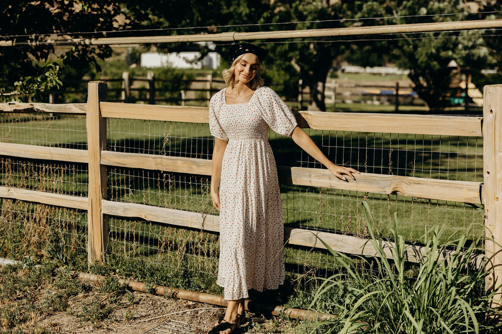 THE INDY MIDI DRESS - LIPSTICK RED