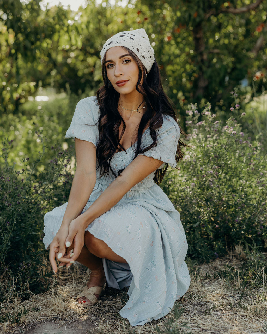 MILEY MIDI DRESS - MORNING MEADOW