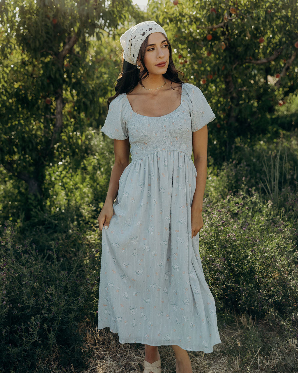 MILEY MIDI DRESS - MORNING MEADOW