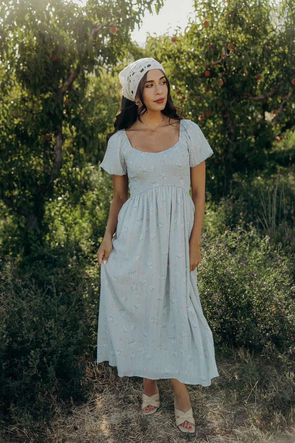 MILEY MIDI DRESS - MORNING MEADOW