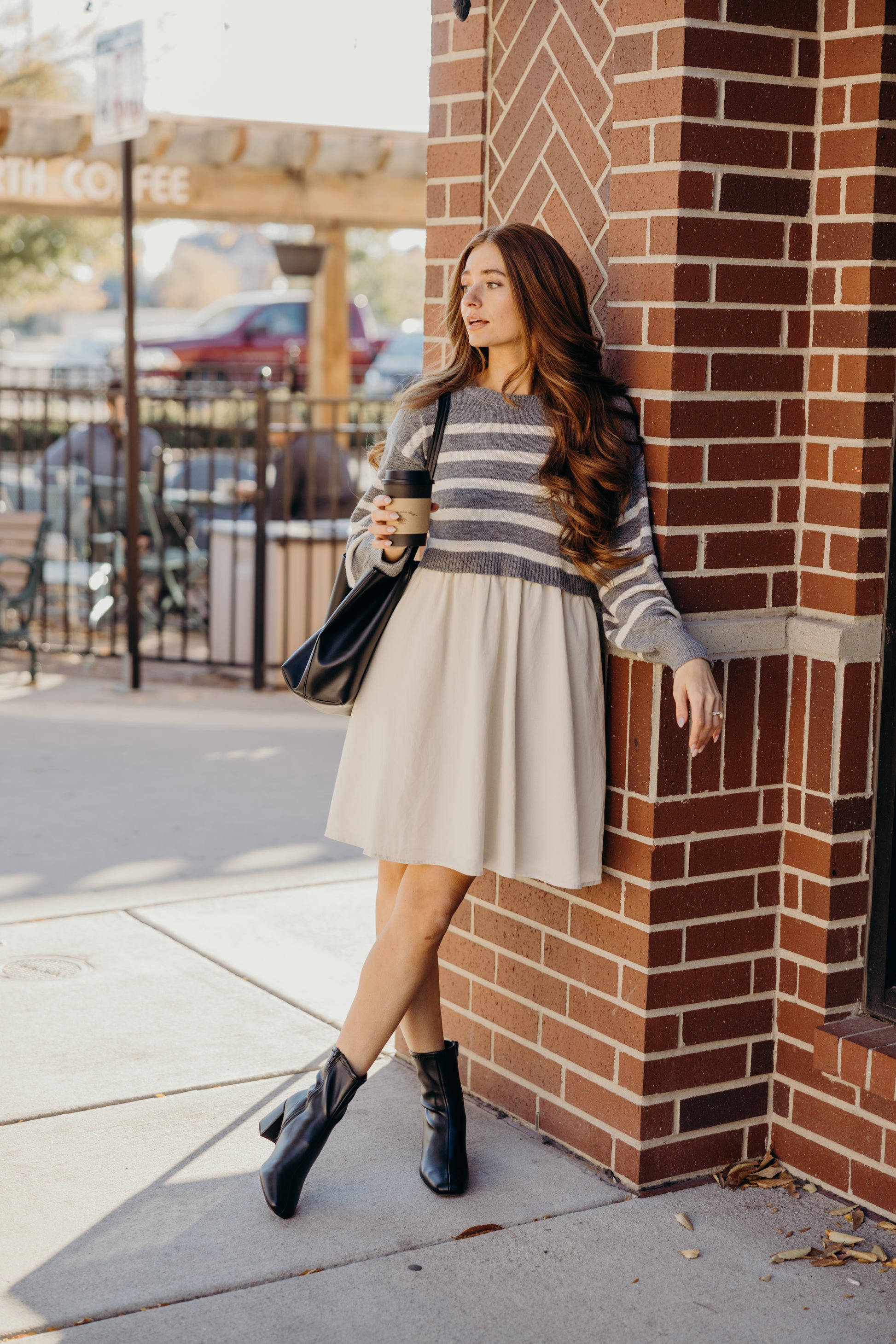 THE CAMERON DRESS - LIGHT GREY