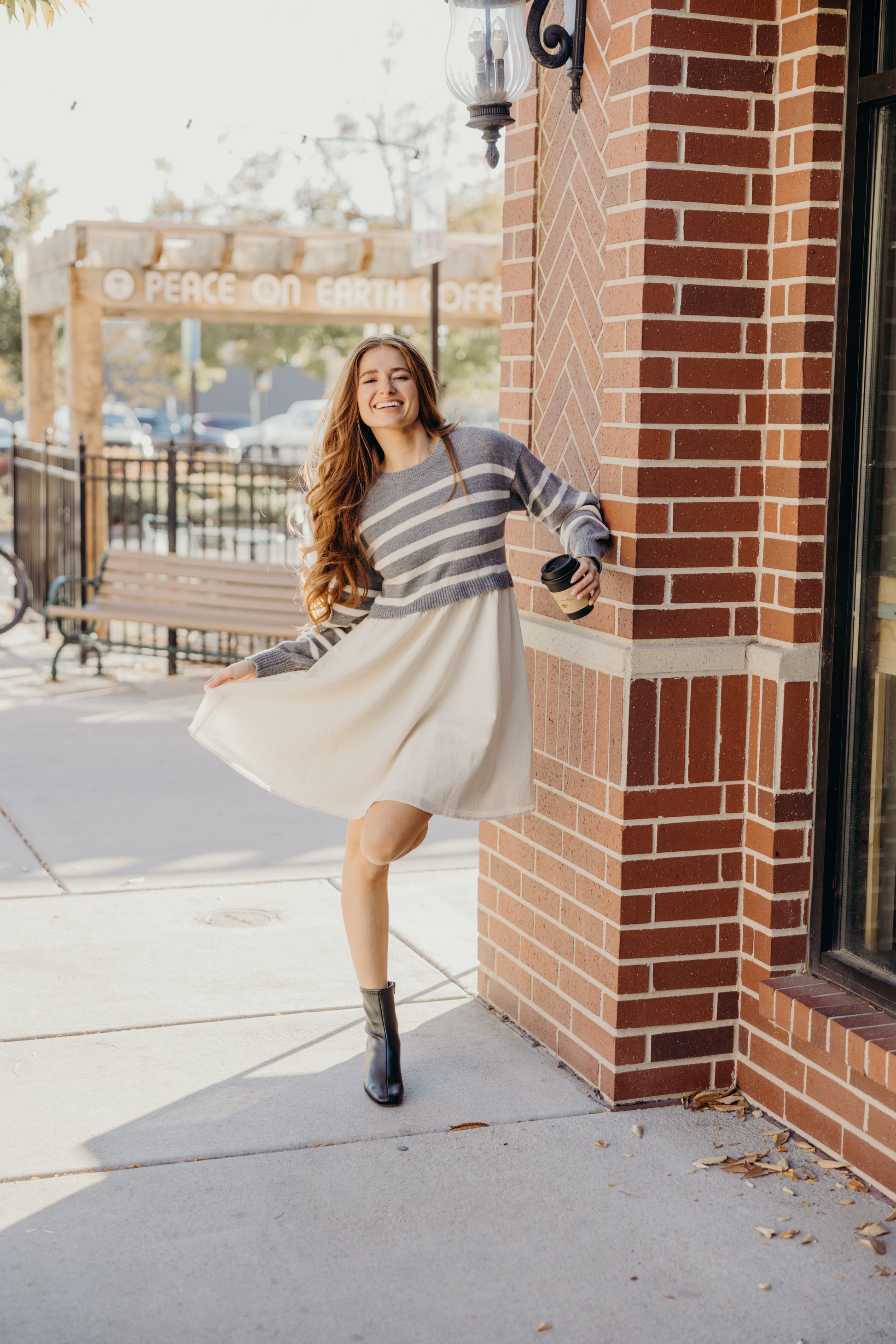 THE CAMERON DRESS - LIGHT GREY