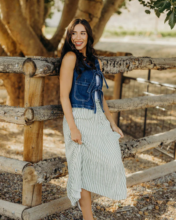 DENIM TIE TEST - INKWELL