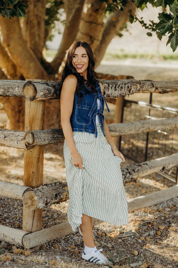 DENIM TIE TEST - INKWELL