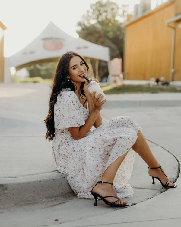 JENSEN MIDI DRESS - ROSE TINT