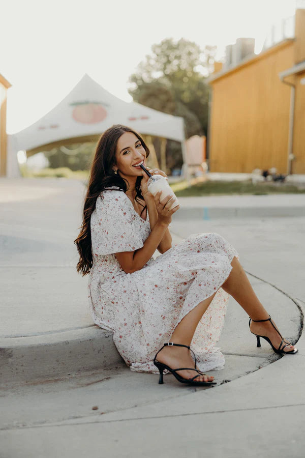 JENSEN MIDI DRESS - ROSE TINT