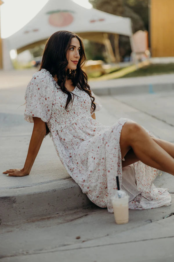 JENSEN MIDI DRESS - ROSE TINT