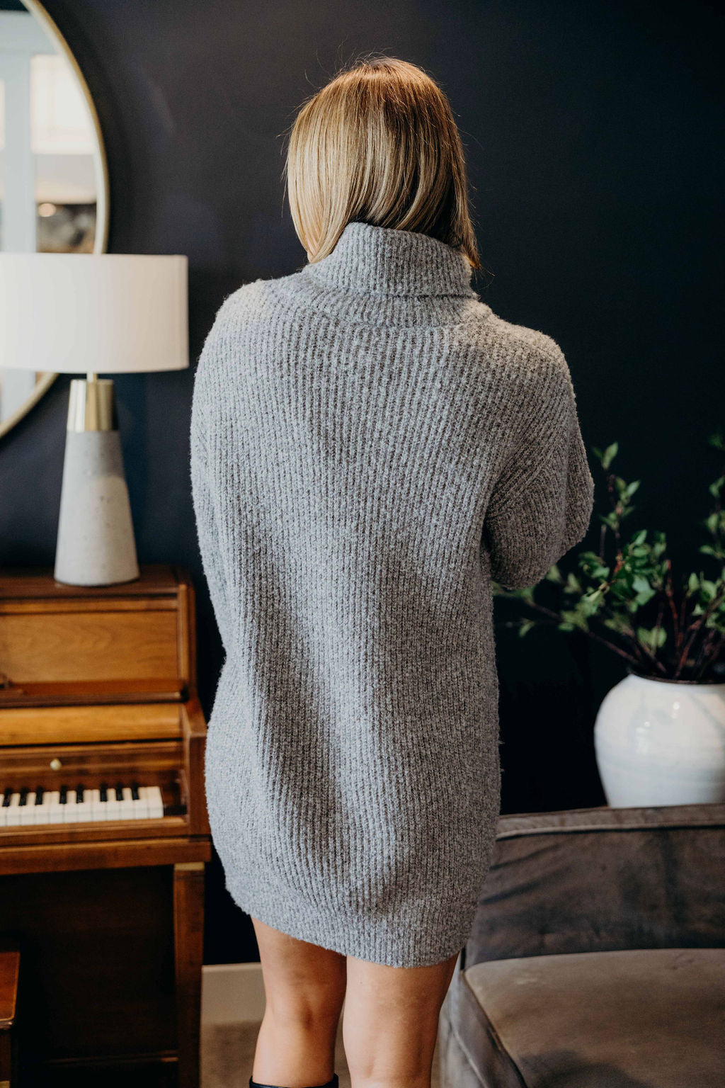 THE VERITY SWEATER DRESS - WINTER HAZE