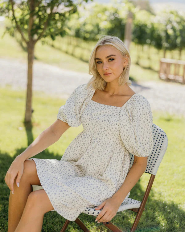 TATUM DRESS - FABLE WISTERIA