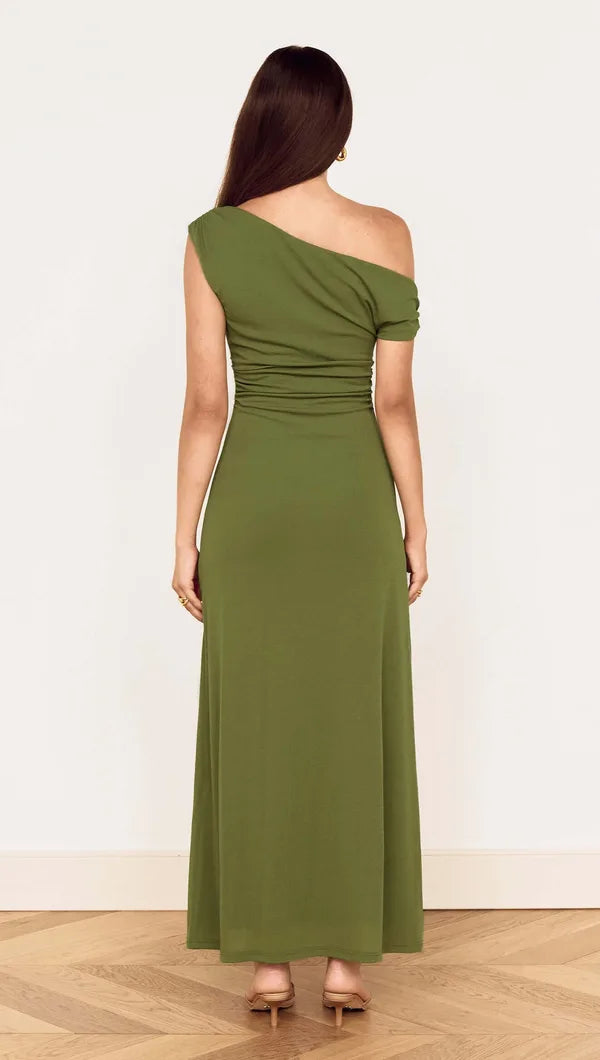 MINKPINK ASTER MESH DRESS - KHAKI