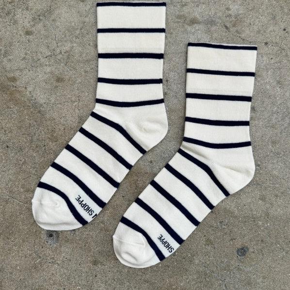 LE BON SHOPPE WALLY SOCKS - BRETON STRIPE