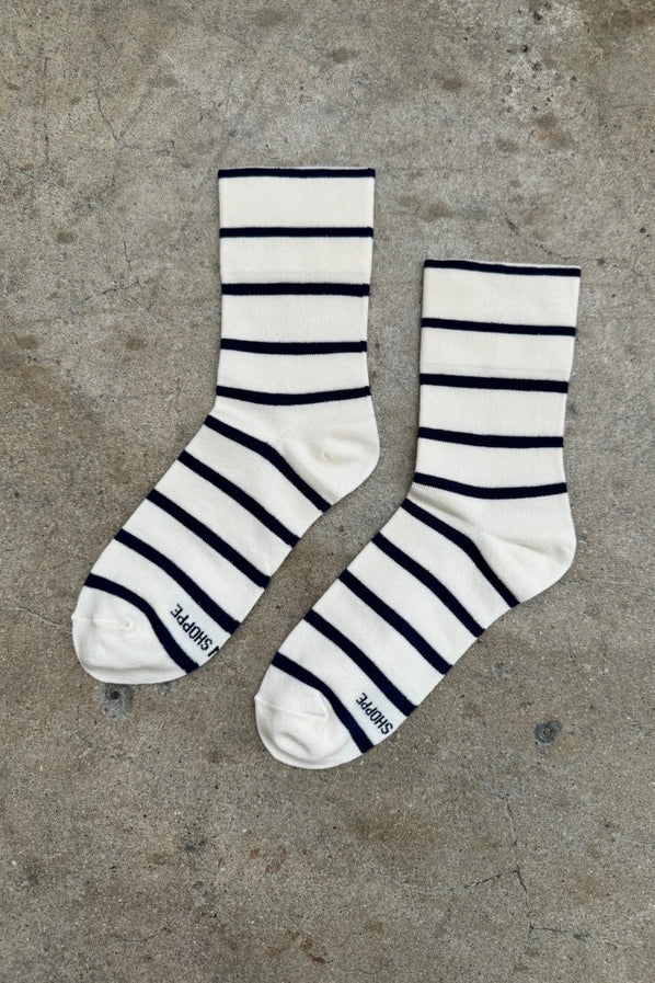 LE BON SHOPPE WALLY SOCKS - BRETON STRIPE