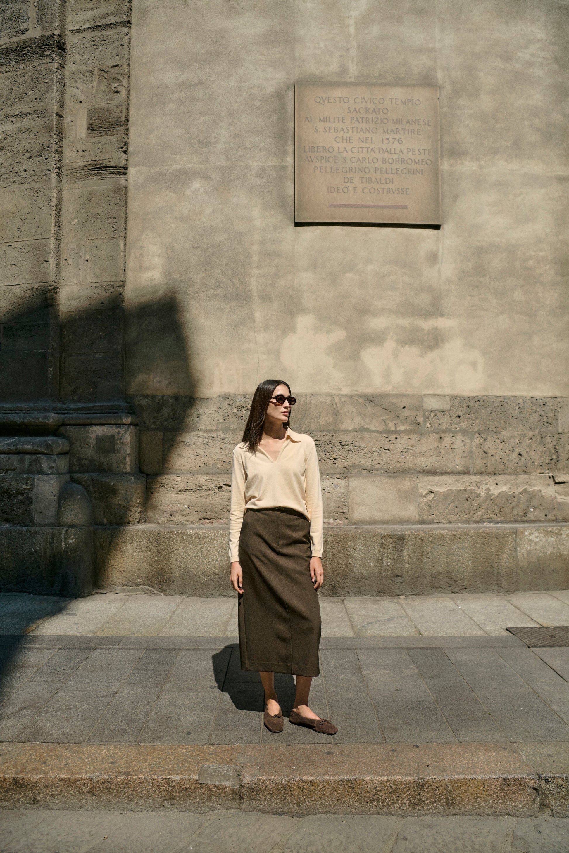 SAINT TROPEZ SPINA POLO PULLOVER - SANDSHELL