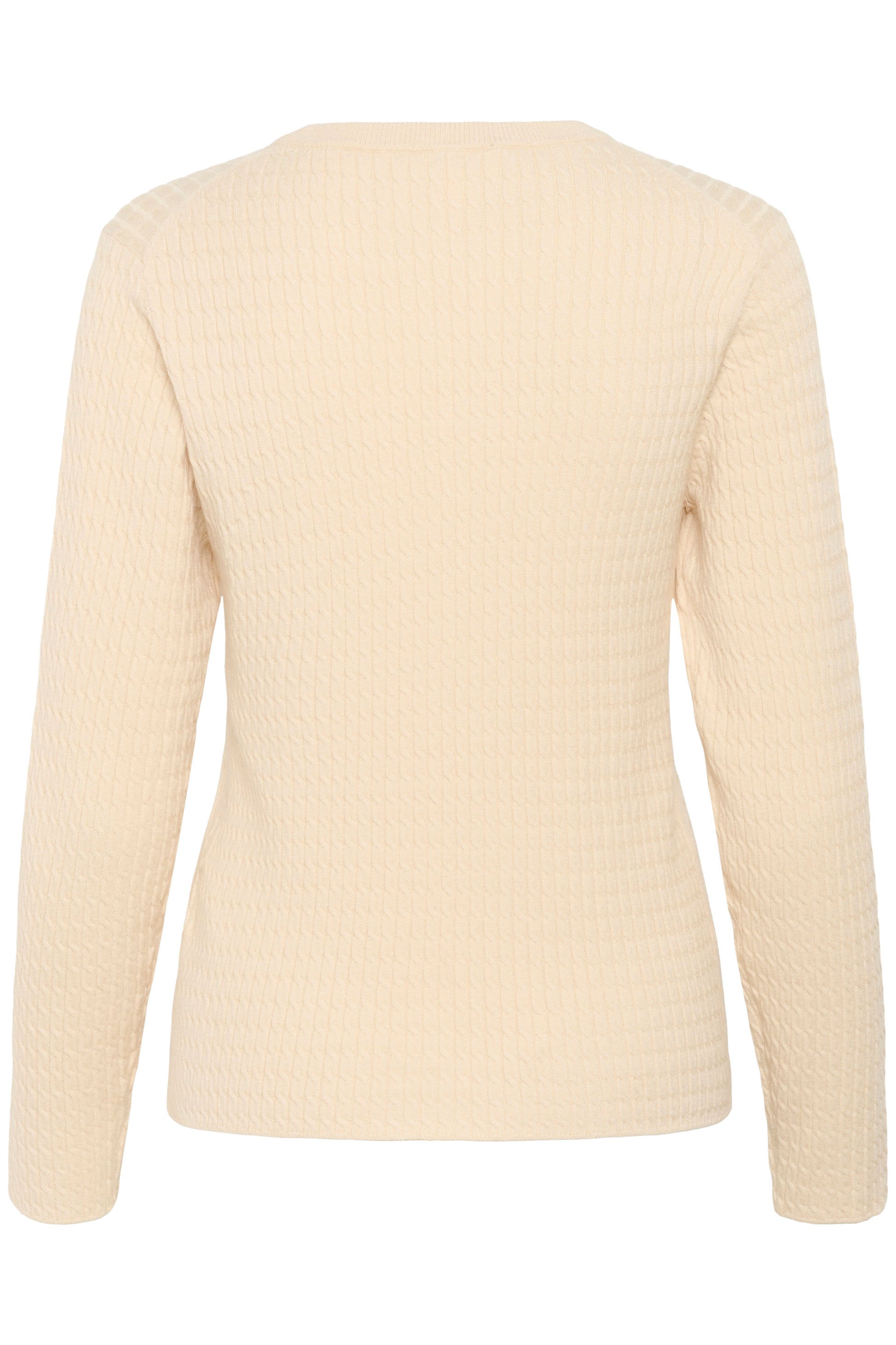 SOAKED SPINA CABLE PULLOVER - SANDSHELL