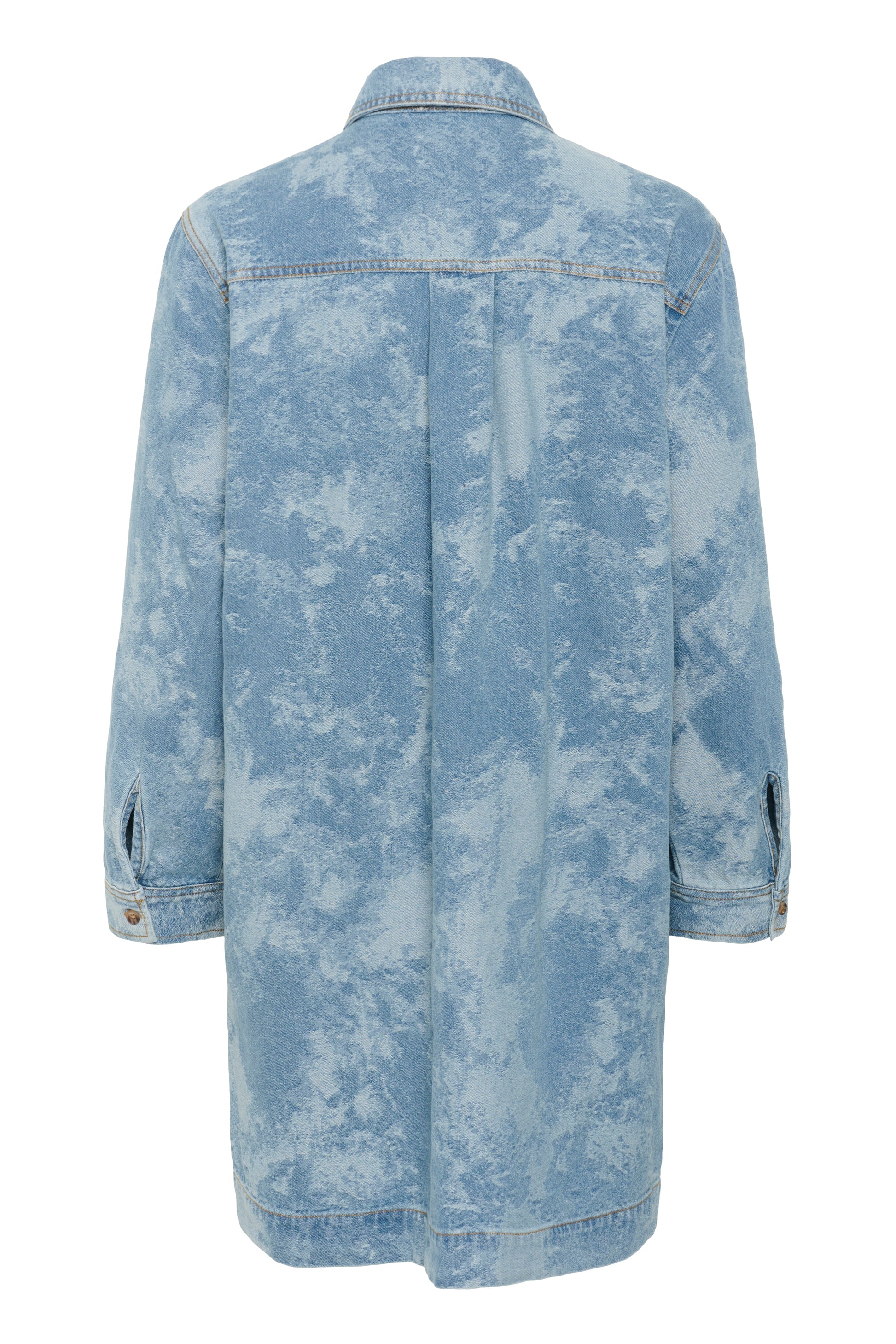 SOAKED ALTEA DENIM DRESS - FUZZY BLUE DENIM