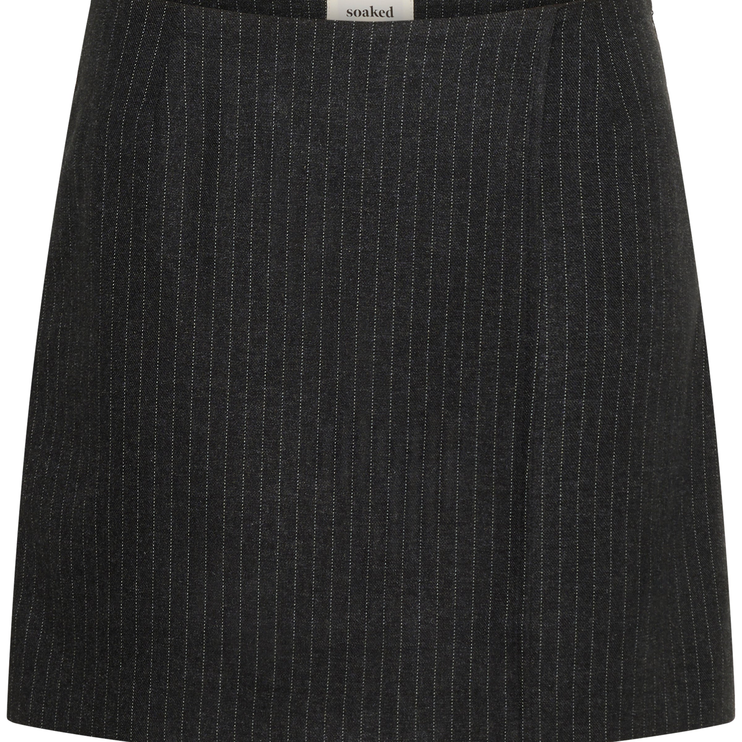 SOAKED MALODI MINI SKIRT - GREY MELANGE