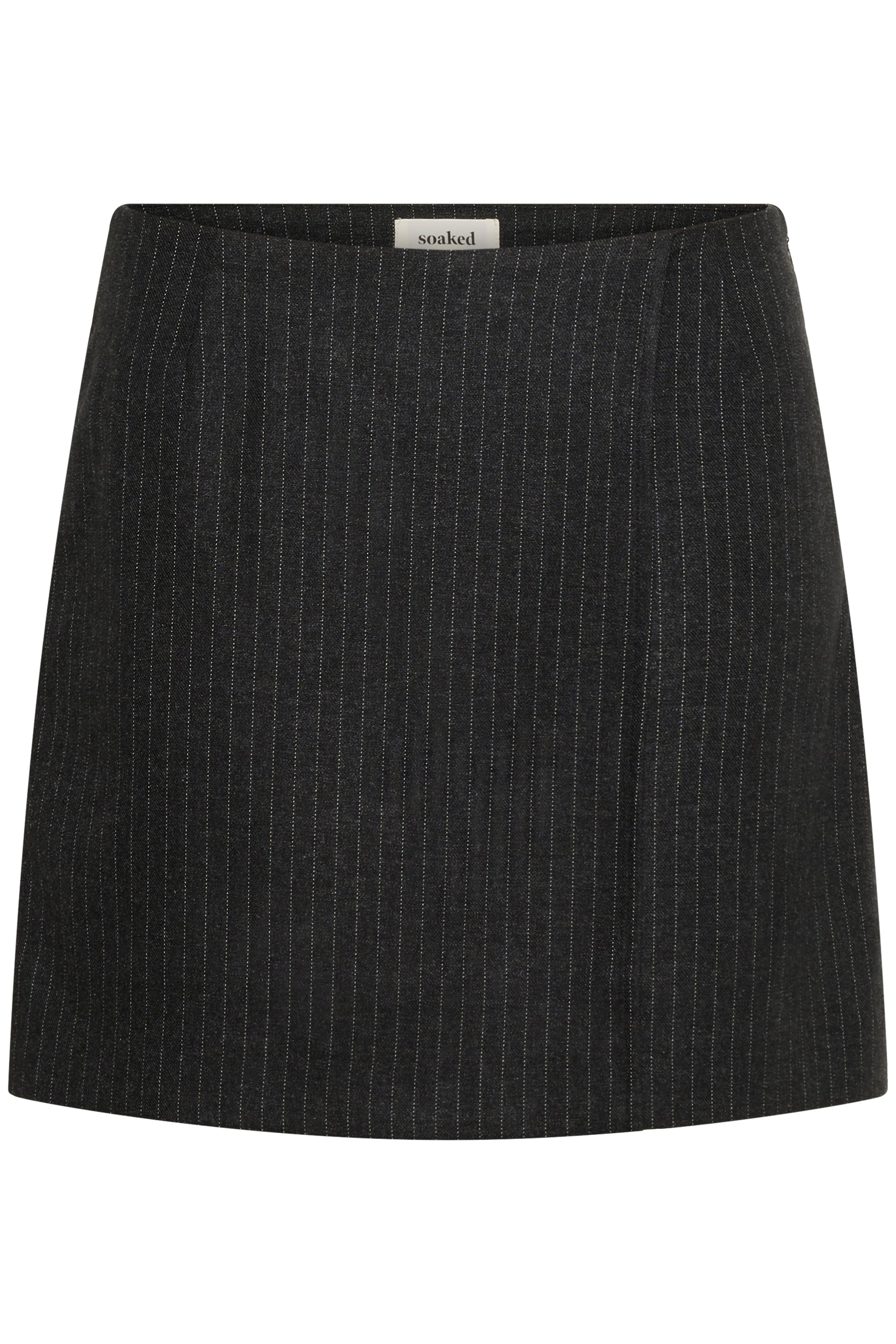SOAKED MALODI MINI SKIRT - GREY MELANGE