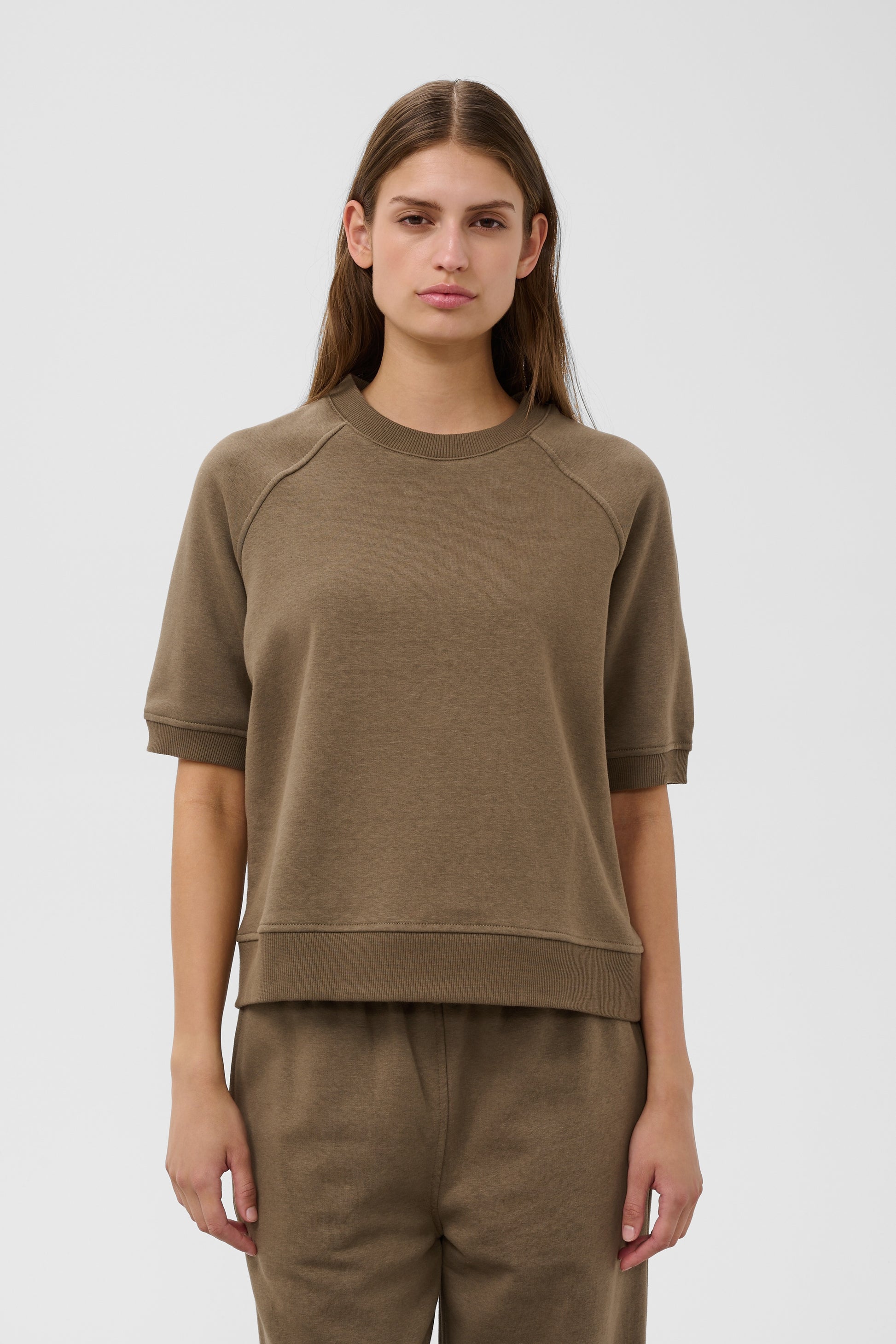 SOAKED ROLANDA SS SWEATSHIRT - BEECH