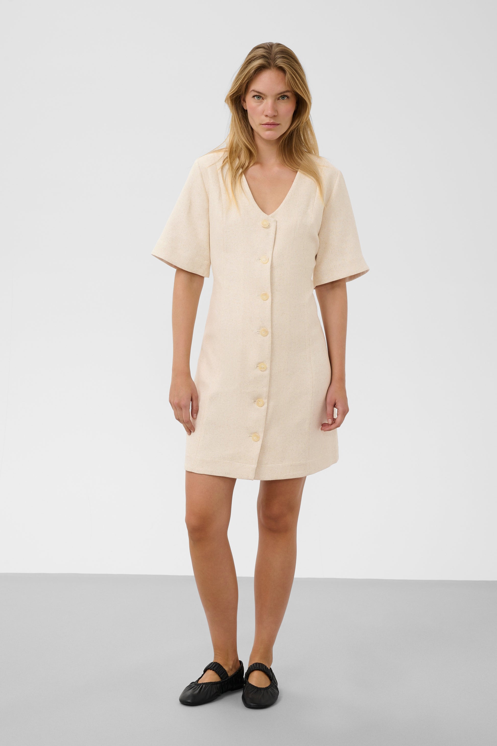 SOAKED SAMBESI DRESS - OATMEAL